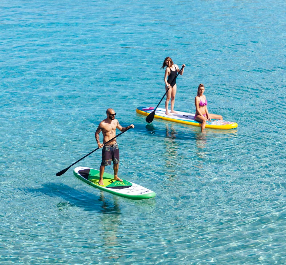 Paddle surf en Ibiza con niños y familias
