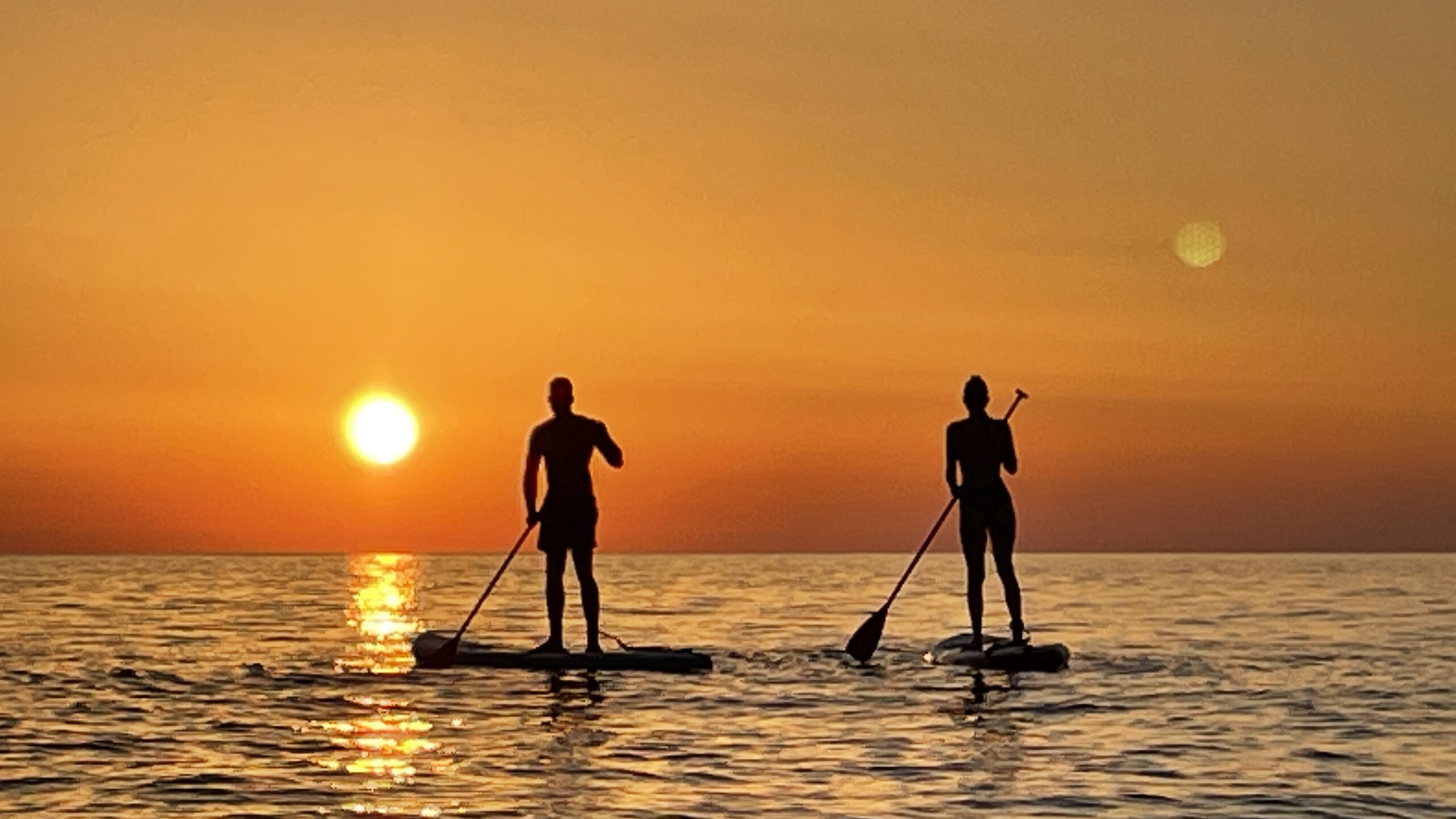 Puesta de sol en paddlesurf_Ibiza